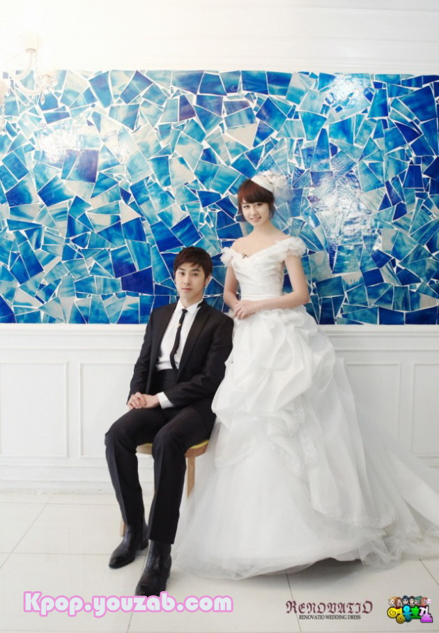 Jiyeon-Yunho in Wedding Dress