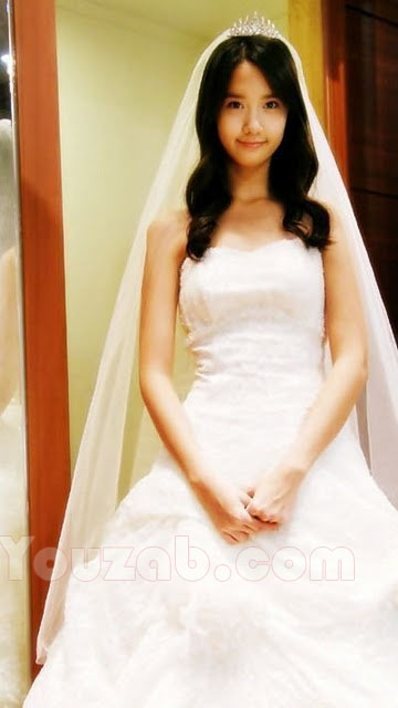 YoonA SNSD in Wedding Dress