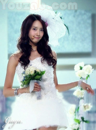 YoonA SNSD in Wedding Dress