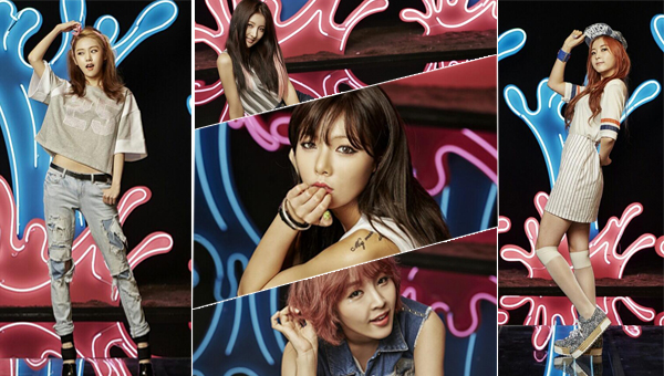 4Minute ปล่อยภาพทีเซอร์ของแต่ละสมาชิกสำหรับเพลง "Like Water?"