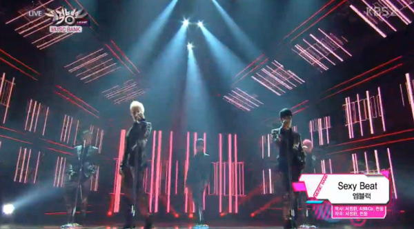 [Live HD]MBLAQ คัมแบ็คด้วยเพลง "Sexy Beat" + "Smoky Girl" ในรายการ Music Bank