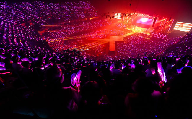 ภาพบรรยากาศคอนเสิร์ต "GIRLS' GENERATION World Tour ~Girls & Peace~ in BANGKOK"