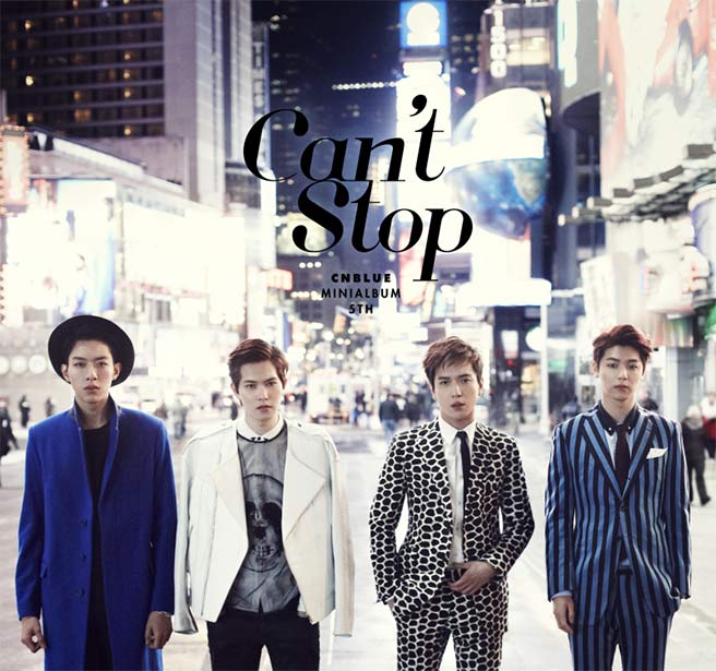 CNBLUE ปล่อยภาพทีเซอร์ของพวกเขาในนิวยอร์กสำหรับการคัมแบ็ค "Can't Stop"