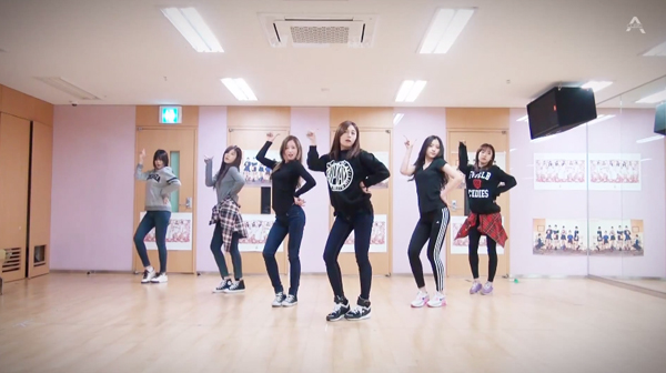 apink_LUV_dance practice