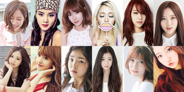 12 girl group-kpop-compete